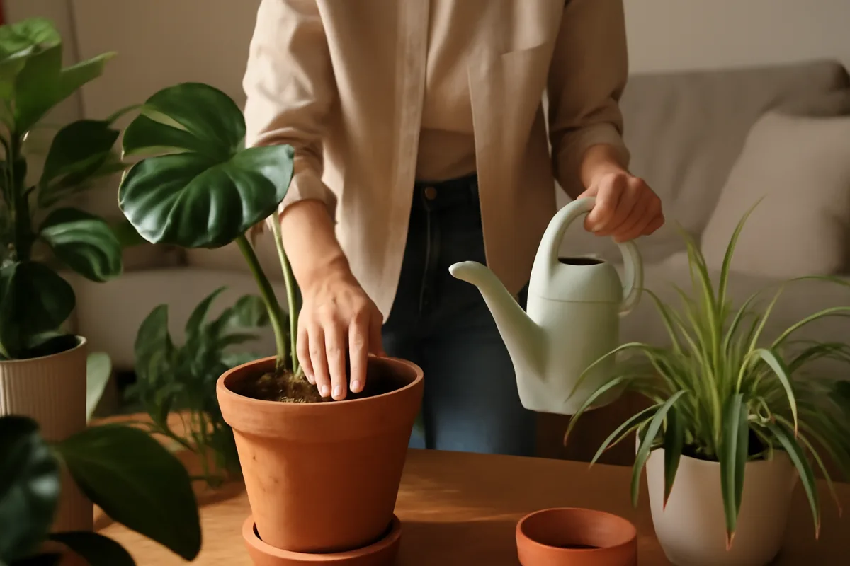 Irrigare le piante da interno: come capire quando è il momento giusto senza sbagliare